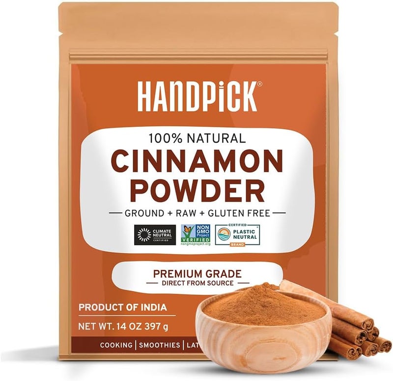 Handpick مسحوق القرفة الطبيعي 100% - 397 جرام - Image 1